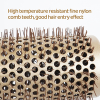 Résistant à la chaleur queue cheveux Styler lissage Premium peigne luxe tête Massage aluminium soin des cheveux brosse Gua Sha peigne