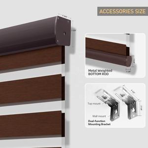 Zebra Blinds Rechargeable <strong>Motor</strong> Polyester <strong>Roller</strong> Smart Automatic Control Built-In Waterproof Sunscreen Horizontal Tuya Control - Product Image 6