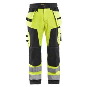 Blaklader-156725173399C156 Hi-Vis softshell กางเกงช่างฝีมือ Hi-Vis สีเหลือง/สีดำ-7330509405727ชุดทำงาน HI-VIS - Product Image 1