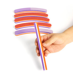 Özel farklı türleri zımpara tahtası parmak tırnak törpüsü <span class=keywords><strong>3</strong></span> yollu mor sünger tırnak törpüsü - Product Image 2