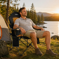 Fauteuil de camping pliable personnalisé, chauffant, portable, ultraléger, pour la randonnée, les voyages, les pique-niques, la pêche, la plage, le jardin