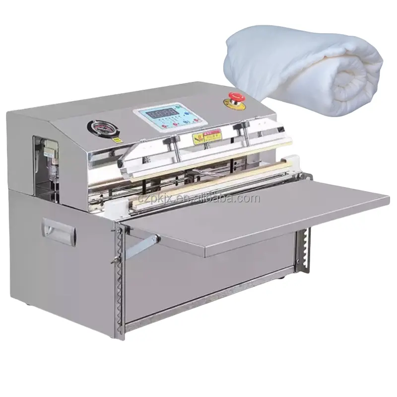 Edelstahl-Schreibtisch-Vakuumverschließer mit 660-mm-Dichtungsleiste geeignet für Restaurant- und Fabrikverpackungsmaschine
