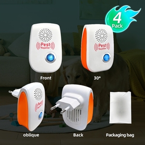 Repelente Electrónico de <span class=keywords><strong>Cucarachas</strong></span>, Mosquitos e Insectos <span class=keywords><strong>para</strong></span> el Hogar, de Alta Potencia con Doble Bocina - Product Image 4
