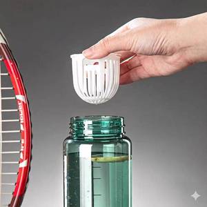 Bouteille de sport isotherme portable de 850 ml, grande capacité, anti-fuite, en PC, résistante à l'ébullition, avec infuseur à fruits, pour boire directement - Product Image 1