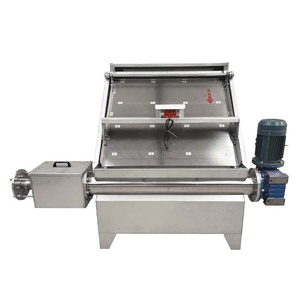 Séchoir à tamis incliné asséchant les excréments de bétail Presse à vis Machine d'assèchement des déchets animaux - Product Image 3