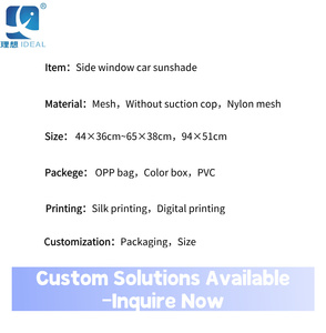 Xe côn trùng bằng chứng màn hình cửa sổ dù để che nắng bên rèm cửa xe windowsun bảo vệ nhiệt độ tăng - Product Image 2