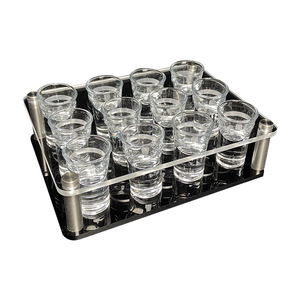 Soporte para Vasos de Chupito de Acrílico, 24 Piezas, Resistente a Roturas, Forma de Cilindro, para Fiestas, Bares, KTV - Product Image 4