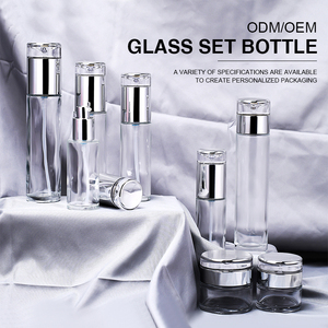 ชุดขวดแก้วสำหรับใส่ครีมบำรุงผิว30ก. 50ก. 120มล. ขวดครีมบำรุงผมแชมพูบอดี้โลชั่นบำรุงผิว - Product Image 2