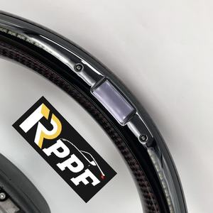 Volant en fibre de carbone Rppf en promotion avec LED et embouts de volant pour <span class=keywords><strong>Dodge</strong></span> Charger <span class=keywords><strong>2015</strong></span>-2021 et <span class=keywords><strong>Dodge</strong></span> <span class=keywords><strong>Durango</strong></span> 2018-2021 - Product Image 3