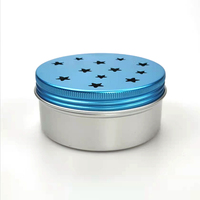 60ml 80ml 100ml 150ml Conteneur de parfum solide Air pur Conteneur en métal de Cologne solide Boîtes en aluminium exquises avec trous