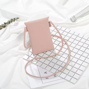 Ladies Fashion Mini Crossbody <b>Bag</b> Women's Small Square PU Zipper Closure Eco-Friendly Polyester Lining Casual <b>Mobile</b> <b>Phone</b> <b>Bag</b> - Product Image 4