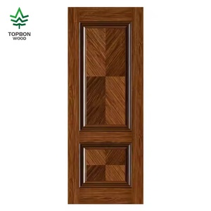 Fabrika Doğrudan Satış İç Mekan Daire Modern Rüzgar Geçirmez Salıncak Kapı Kaplama HDF Melamin Kapı Kaplama Levhası 3-4.5mm Ev Kapı Kaplama Levhası - Product Image 6