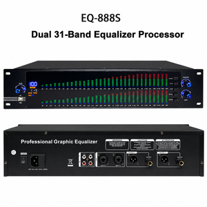 Ecualizador Gráfico de 2 Canales y 31 Bandas de 1/3 de Octava EQ-888S Pro, Controlador de Frecuencia de Audio para Montaje en Rack, para Sonido de Estudio y Conciertos - Product Image 1
