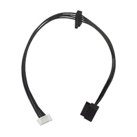 Cable adaptador de alimentación dual SATA de 6 pines, divisor 1 a 2 para conexiones de alimentación de discos duros de placa base, compatible