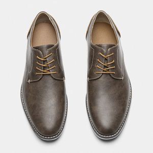 Zapatos de Cuero para Hombre, Estilo Casual para Caminar, Transpirables y Cómodos, con Malla y Combinación de Colores - Product Image 5