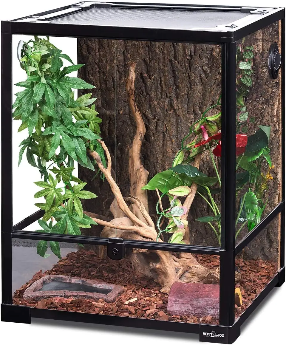 LEECORK venta al por mayor 300x210x18mm FONDO DE Terrario de corcho reptil árbol corteza lagarto escalada corcho azulejo fondo para reptiles
