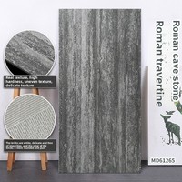 Carreaux de porcelaine en travertin romain 600x1200 mm, style italien, antidérapants, aspect pierre, pour sol et mur extérieur, imitation travertin
