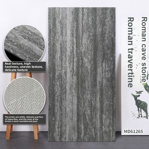 Carreaux de porcelaine en travertin romain 600x1200 mm, style italien, antidérapants, aspect pierre, pour sol et mur extérieur, imitation travertin - Product Image 5