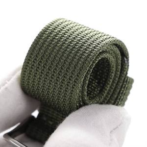 Bracelet de montre en nylon tressé côtelé monobloc, 18mm, 20mm, 22mm, vente en gros - Product Image 4