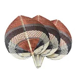 Bambus Hand Fan und Boho Woven Decor Wall Pediment Schöne Kunst für Apartment Room Home Decoration Phuongduy crafts Vietnam