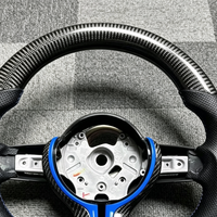 Volant en cuir perforé avec empiècements en fibre de carbone pour BMW E90 F10 M3 M5 F20 F25 F26 G01 X3 G02 X4, volant chauffant
