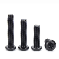 Vis à tête cylindrique hexagonale en acier inoxydable 304 A2-70 noir M3 x 4mm 5mm 6mm 8mm 10mm 12mm 14mm 16mm 18mm 20mm 25mm