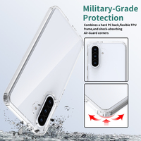 Coque transparente hybride TPU PC pour Samsung Galaxy A36 5G