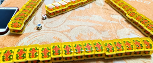 Premium Lucite Mahjong Tiles Luxury <b>Entertainment</b> Game Set Custom Logo for Business Gift - Product Image 3