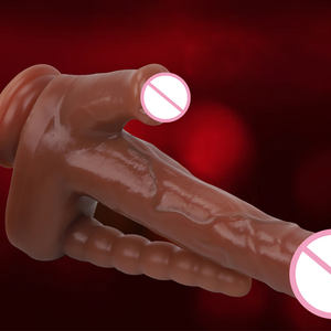 Riesiger Silikon-<span class=keywords><strong>Dildo</strong></span> Realistisch Weich Fleischfarben Weibliche Anale Masturbation mit Saugnapf Erwachsenen-Masturbationsprodukte - Product Image 2