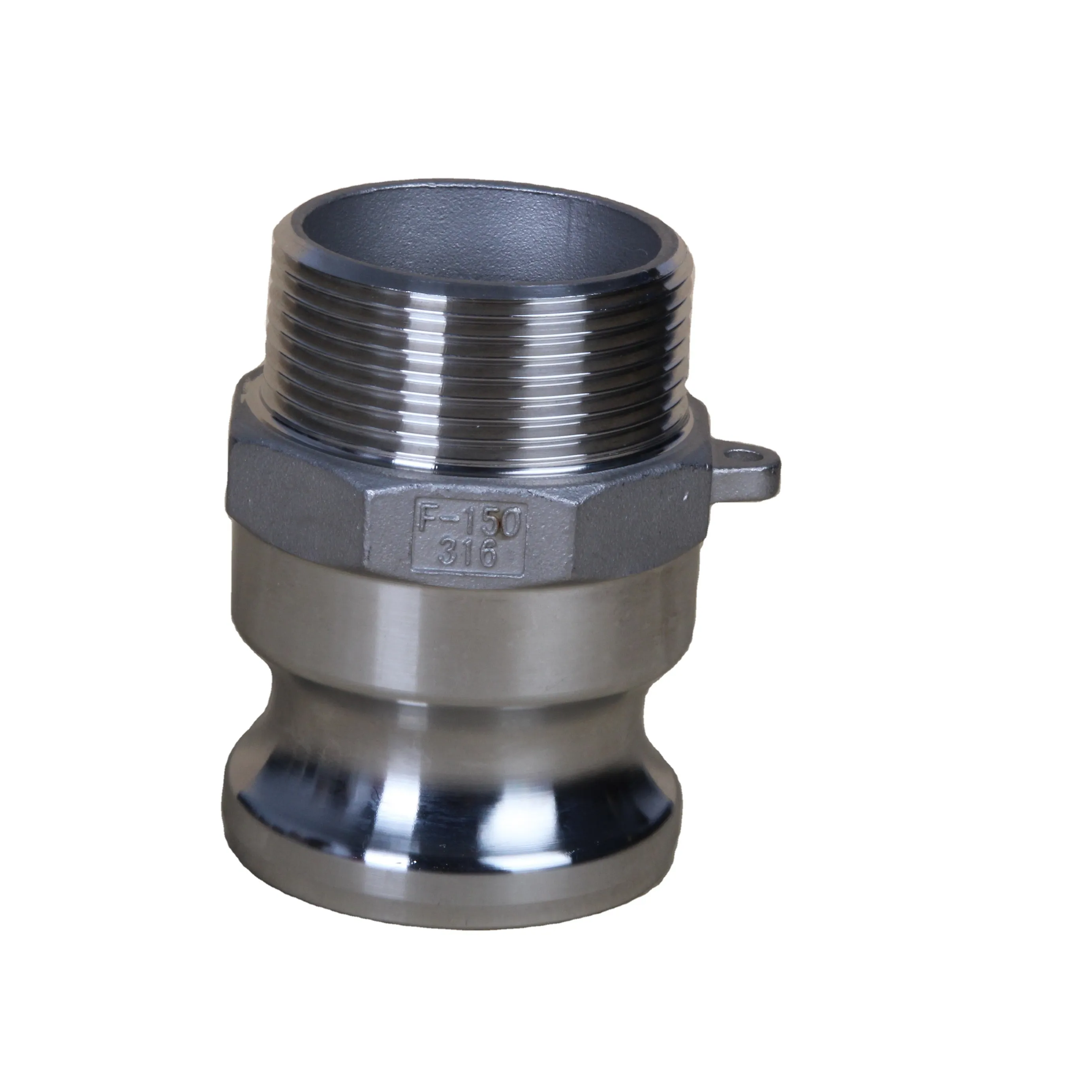 High quality Stainless Steel adapter for 3 inch hose camlock coupling Type F