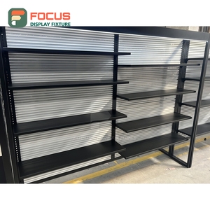 Comptoir de présentation moderne pour perruques avec dessus en verre, étagères multi-tiroirs, armoire de présentation pour extensions de cheveux - Product Image 4