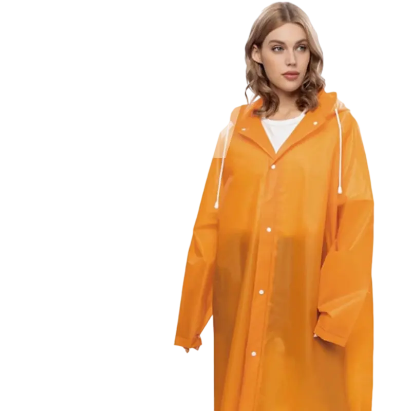 EVA une pièce non jetable imperméable adulte unisexe voyage en plein air portable épaissi poncho fabricants en gros