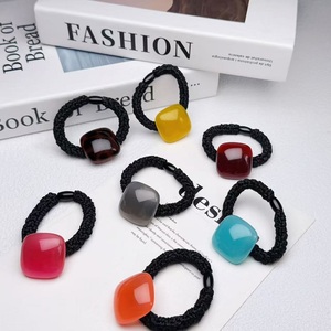 Bền Scrunchies Căng Cao Su Kẹo Màu Sắc Kết Cấu Đàn Hồi Tóc Quan Hệ Tóc Scrunchy Tóc Đuôi Ngựa Chủ Tóc Quan Hệ Cho Trẻ Em - Product Image 1