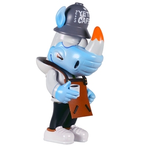 Figura de rinoceronte de impresión 3D hecha a medida, juguete de plástico, figura de rinoceronte, PVC de acción de animales de juguete, figuras móviles - Product Image 2