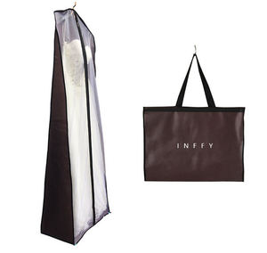 Housse de rangement pour vêtements de mariage avec logo personnalisé, anti-poussière, grande taille, en tissu non tissé INFFY Apparel Use - Product Image 4