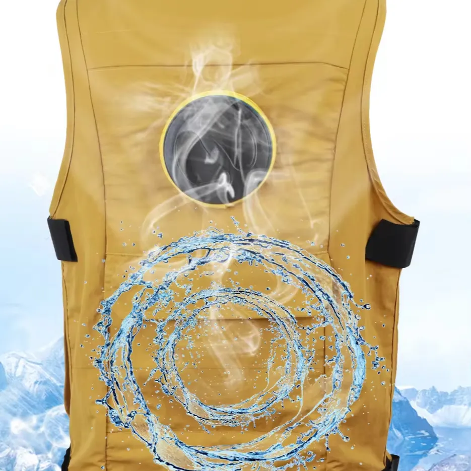 5V/2A New Product Customized Outdoor Jacket Workwear Men Ice Pad Oem Cooling Vest