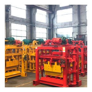 Umweltfreundliche QTJ4-40B2 Beton-Verbundstein-Herstellungsmaschine Zementmischanlage Ziegelmaschine und Betonmischer - Product Image 1