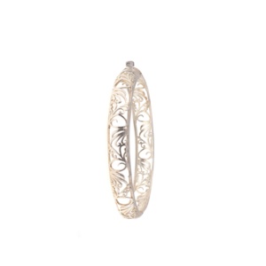 Handmade Openwork Women's Romantic Turkish Lockable <b>Bracelet</b> with Natural Stone - Product Image 2