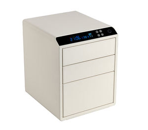 Chuanwei, caja fuerte inteligente para joyería con huella dactilar, pantalla LED/LCD, cerradura <span class=keywords><strong>Digital</strong></span> electrónica, cajones triples para uso doméstico - Product Image 1