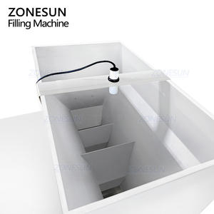 Machine de pesage et de remplissage semi-automatique ZONESUN ZS-HG200 à double trémie, grand volume, pour granulés, graines, soja, grains de café, céréales - Product Image 4