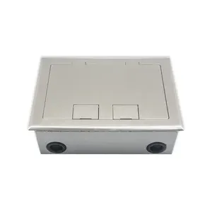 Practical Floor Box for Enhanced Efficiency with Hidden Ports