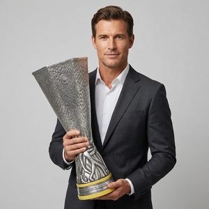 Factory Wholesale Customizable Waterproof Europa <strong>League</strong> Resin Crafts Trophy <strong>Cup</strong> - Product Image 3