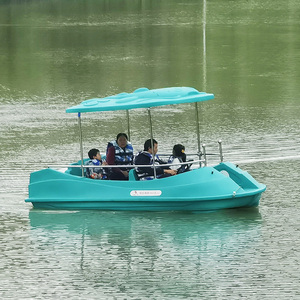 Bateau de loisirs électrique en plastique pour jeux aquatiques familiaux, avec structure stable et grand espace, idéal pour parcs aquatiques, rivières intérieures et mer - Product Image 5