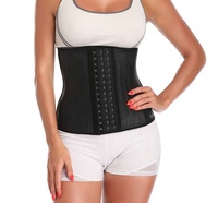 KaFoSha Fajas Colombianas Moldeadoras Girdles Tummy Control Body Shaper Corset 25 Steel Bone Latex Waist Trainers for Women