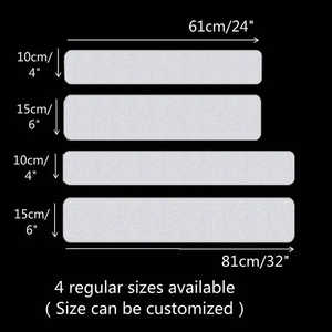 Cinta Antideslizante para Exteriores, Negra, Brillante en la Oscuridad, Resistente, Impermeable, de PEVA, Antideslizante, para Baño, Escaleras - Product Image 3