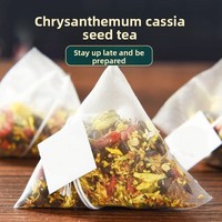 Tisane aux chrysanthèmes, graines de cassia, racine de bardane et chèvrefeuille pour hommes et femmes, pour la santé et les nuits longues, sachet triangulaire 150g