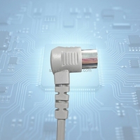 Adaptador de Enchufe de Plástico Serie P 5P con Conector de Manguera Flexible, Conveniente y Rápido de Usar, Codo de Inyección de 90 Grados