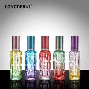 Refillable xách tay Nước hoa xịt chai vuông 10ml <span class=keywords><strong>12ml</strong></span> 20ml rõ ràng Atomizer rỗng Glass mini chai nước hoa với vít nắp - Product Image 2