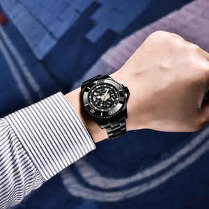 Pagani Design Men's <b>Automatic</b> Mechanical <b>Watch</b> <b>Skeleton</b> Stainless Steel Waterproof 100m Fashion <b>Watch</b> PD-1659 - Product Image 4