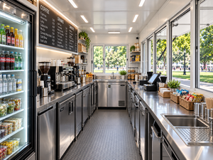 Contenedor Modular de 20 Pies para Bar o Restaurante, Tienda Prefabricada, Cafetería, Contenedor de Acero en Venta, Contenedor Marítimo Modificado para Tienda - Product Image 5